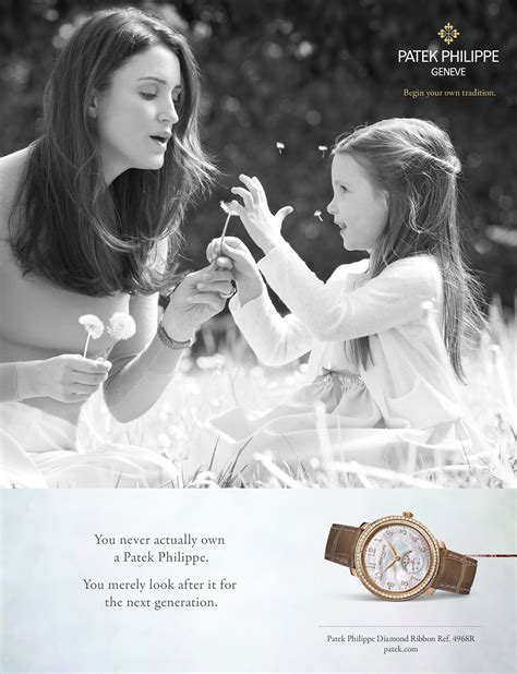 Patek Philippe watch advertising